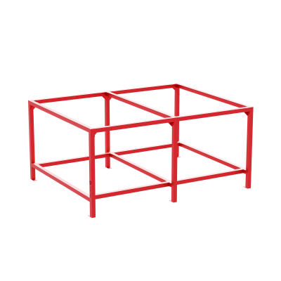 Основание монтажного стола КР 200.150 красный