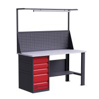 Верстак УДАРНИК 1600 (Т5/ОП) Э С