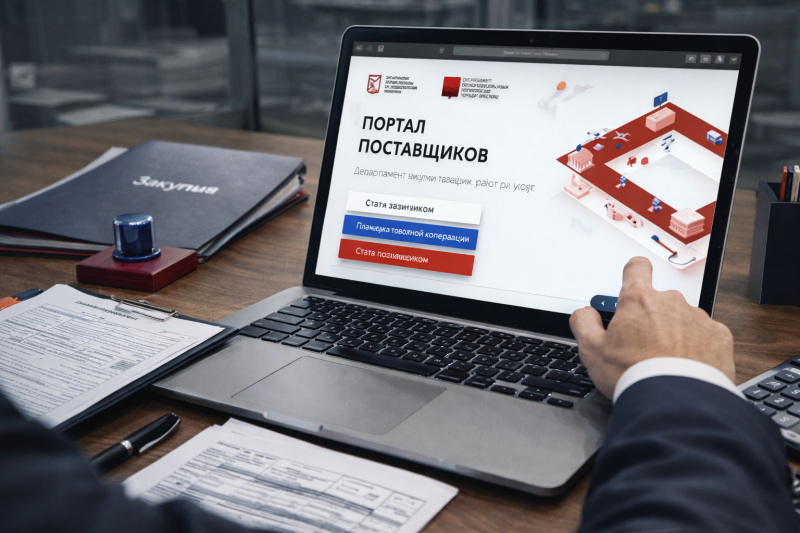 Поставка через портал поставщиков