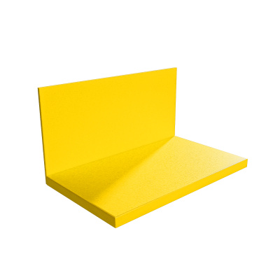 Полка и стенка УДАР-2 желтая