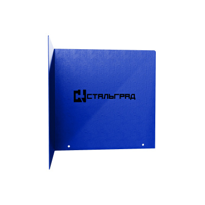 Экран зашитрый угловой УЧ 1 синий