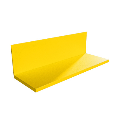 Полка и стенка УДАР-1 желтая