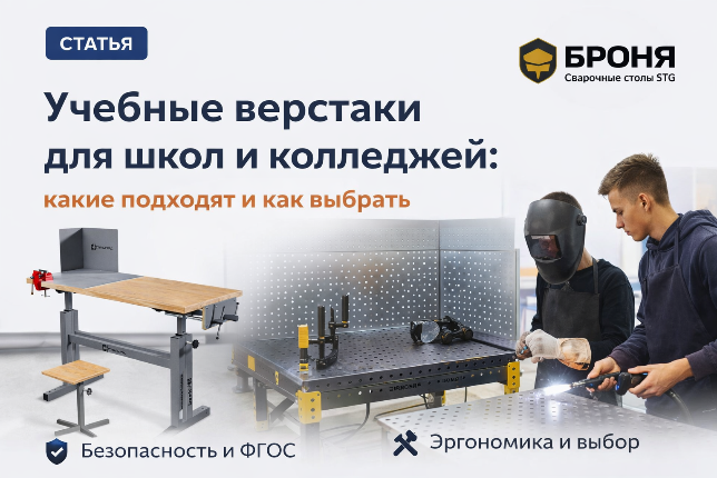 Учебные верстаки для школ и колледжей