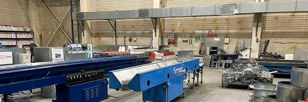 Производственные мощности и оборудование для изготовления металлической мебели